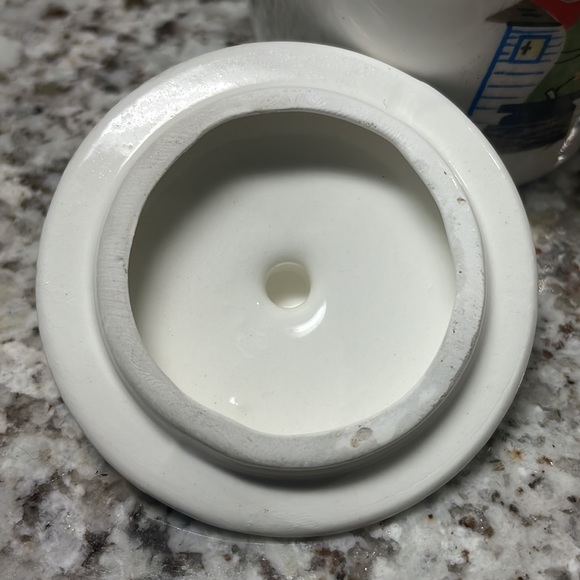 Vintage Blacksmith Ceramic Container - Picture 7 of 13